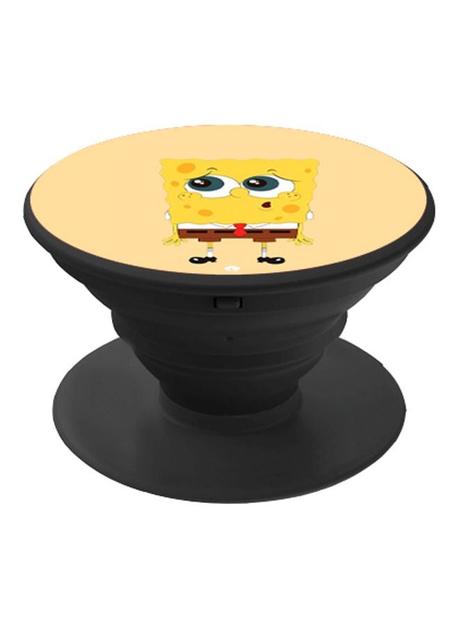 بي بي حامل هاتف بوب سوكيت بطبعة سبونج بوب بني/أبيض/أصفر - Image 1