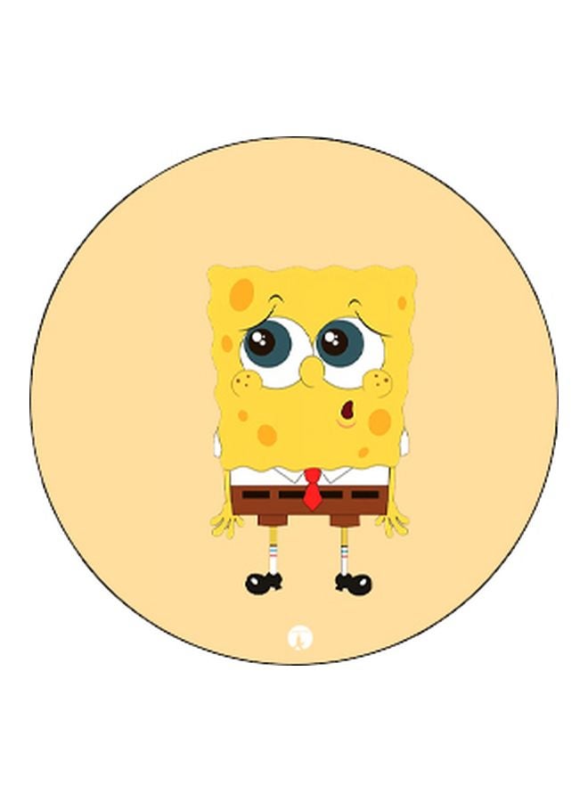 بي بي حامل هاتف بوب سوكيت بطبعة سبونج بوب بني/أبيض/أصفر - Image 2