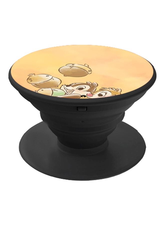 BP Chipmunks Printed Pop Socket Phone Holder Beige/Brown/Black - Image 1