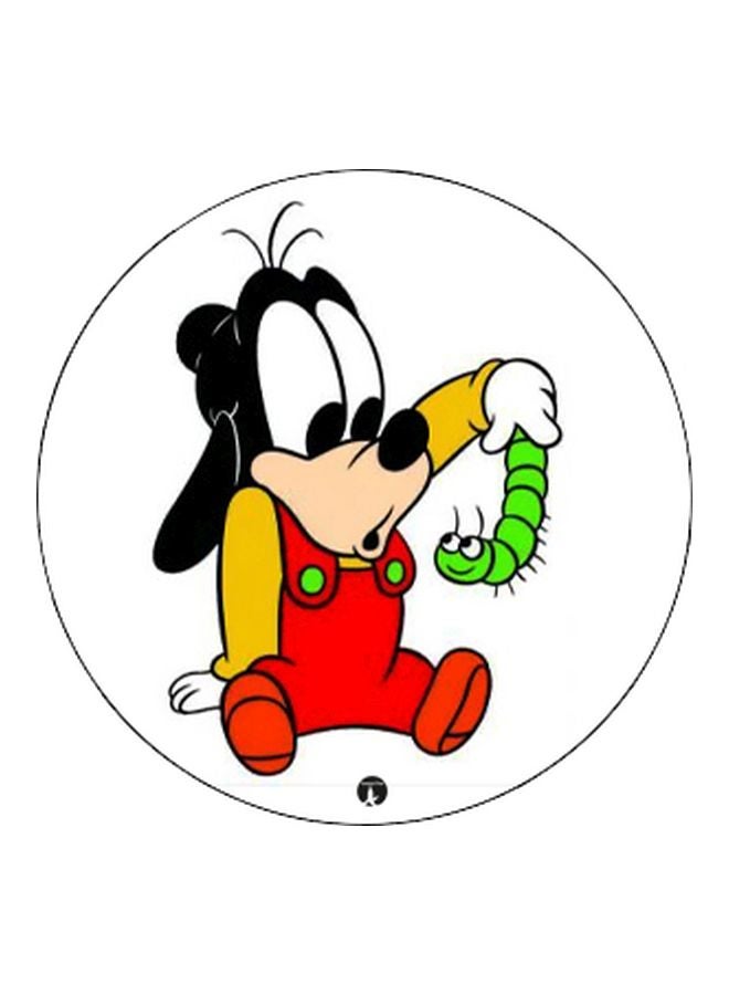 بي بي حامل هاتف على شكل مقبض أصابع منبثق بطبعة رسومات كرتونية أبيض/أحمر/أسود - Image 2