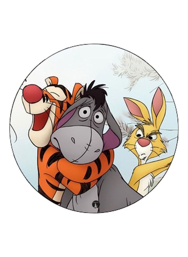 BP Winnie The Pooh Friends Printed Pop Socket Phone Holder Grey/Orange/Black - Image 2
