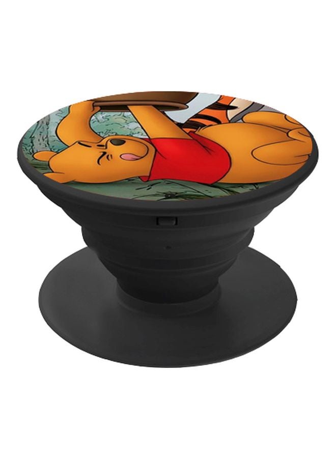 بي بي حامل هاتف بوب سوكيت مطبوع بتصميم شخصية ويني ذا بو بني / أحمر / أسود - Image 1