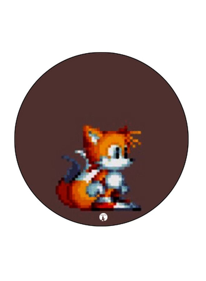 بي بي حامل هاتف بوب سوكيت بطبعة شخصية تيلز بني/ برتقالي/ أسود - Image 2