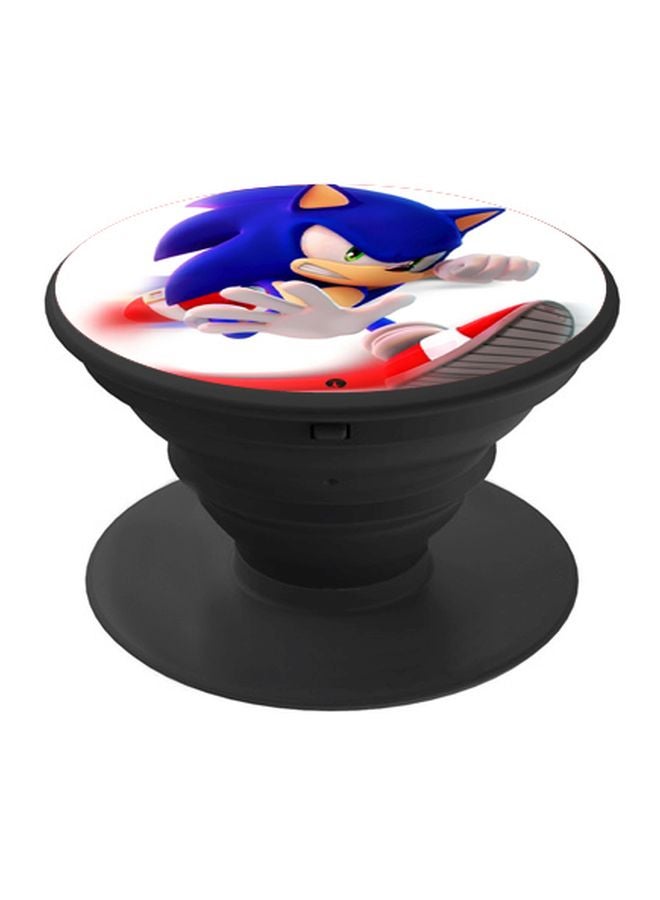 BP Cartoon Printed Pop Socket Phone Holder Blue/White/Black - Image 1