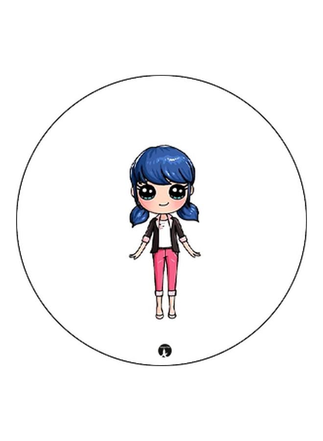 BP Cartoon Printed Pop Socket Phone Holder White/Pink/Blue - Image 2