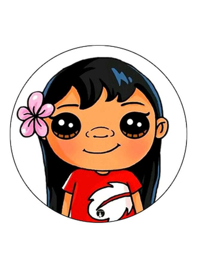 BP Cartoon Printed Pop Socket Phone Holder White/Red/Black - Image 2