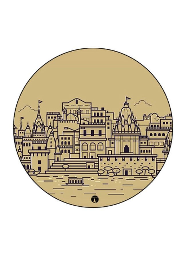 BP Temple Printed Pop Socket Phone Holder Beige/Black - Image 2