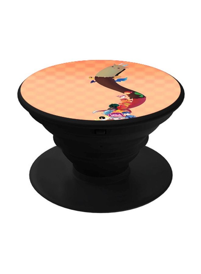BP Pokemon Characters Printed Pop Socket Phone Holder Beige/Pink/Black - Image 1