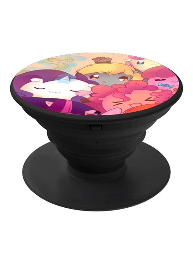 BP Pokemon Characters Printed Pop Socket Phone Holder Beige/Pink/Black - Image 1