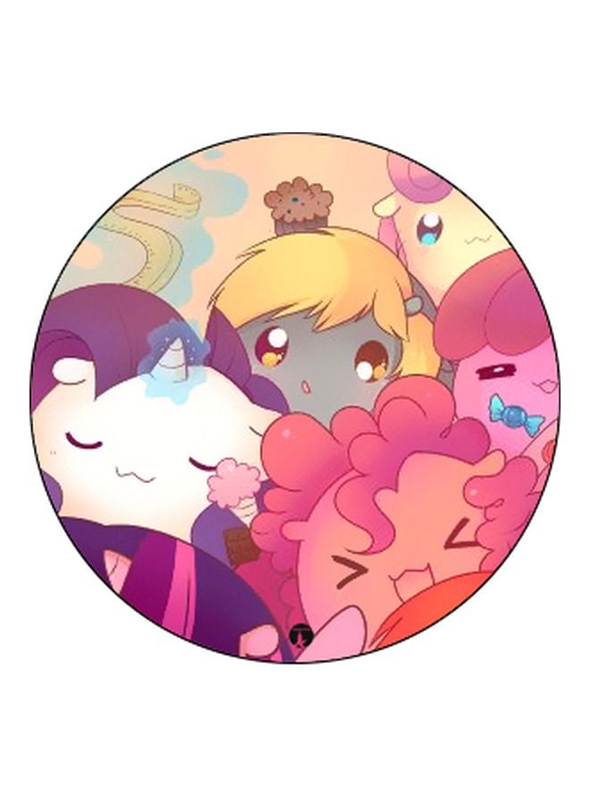 BP Pokemon Characters Printed Pop Socket Phone Holder Beige/Pink/Black - Image 2