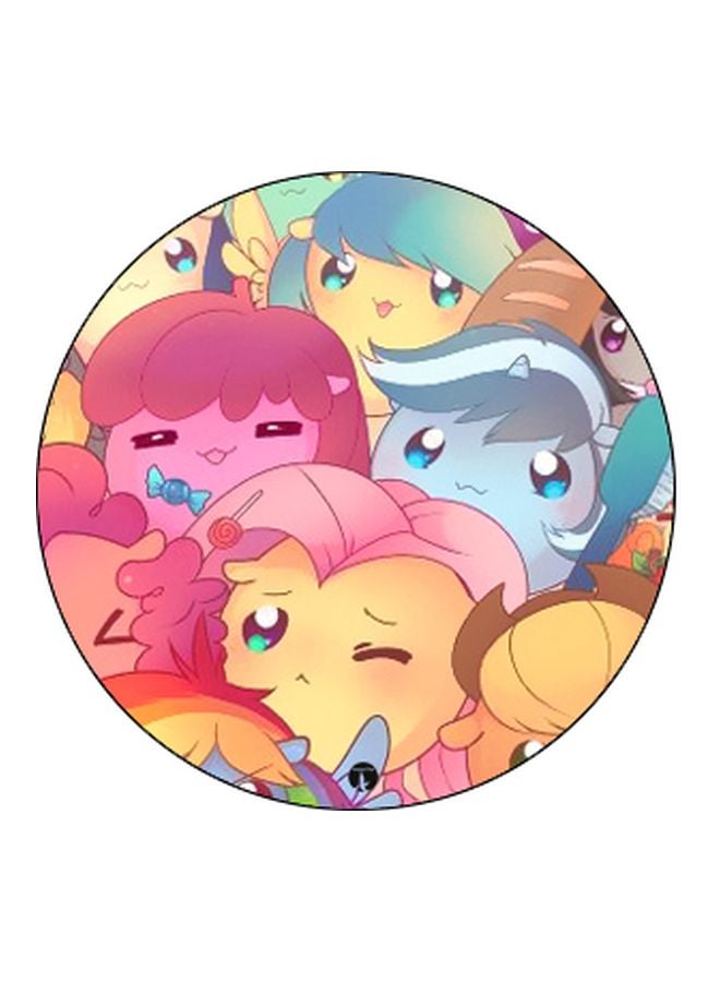 BP Pokemon Characters Printed Pop Socket Phone Holder Pink/Yellow/Black - Image 2