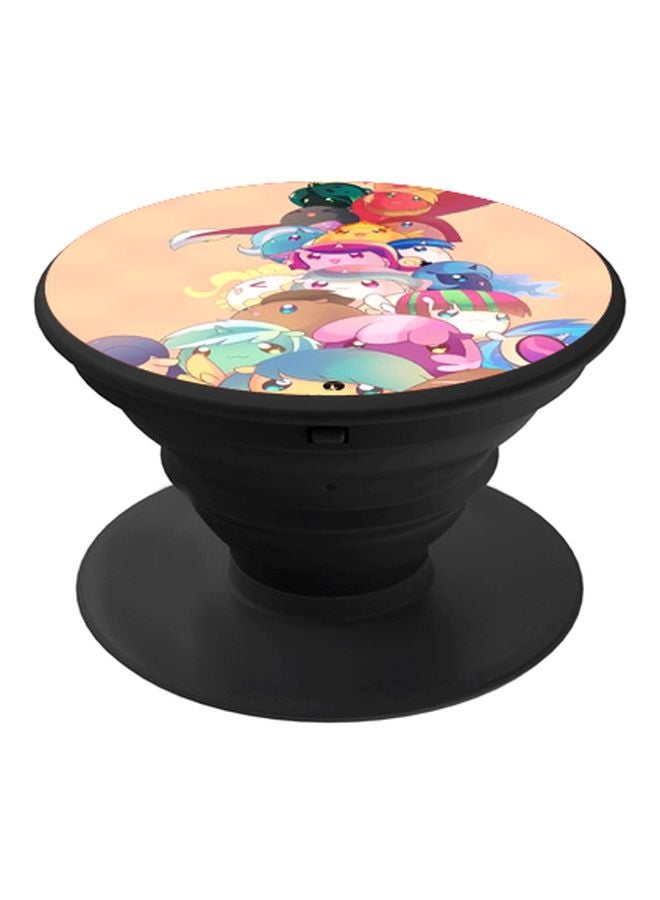 BP Pokemon Characters Printed Pop Socket Phone Holder Beige/Pink/Black - Image 1
