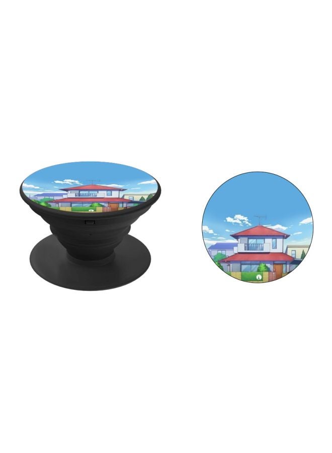BP House Printed Pop Socket Phone Holder Blue/Red/White - Image 2