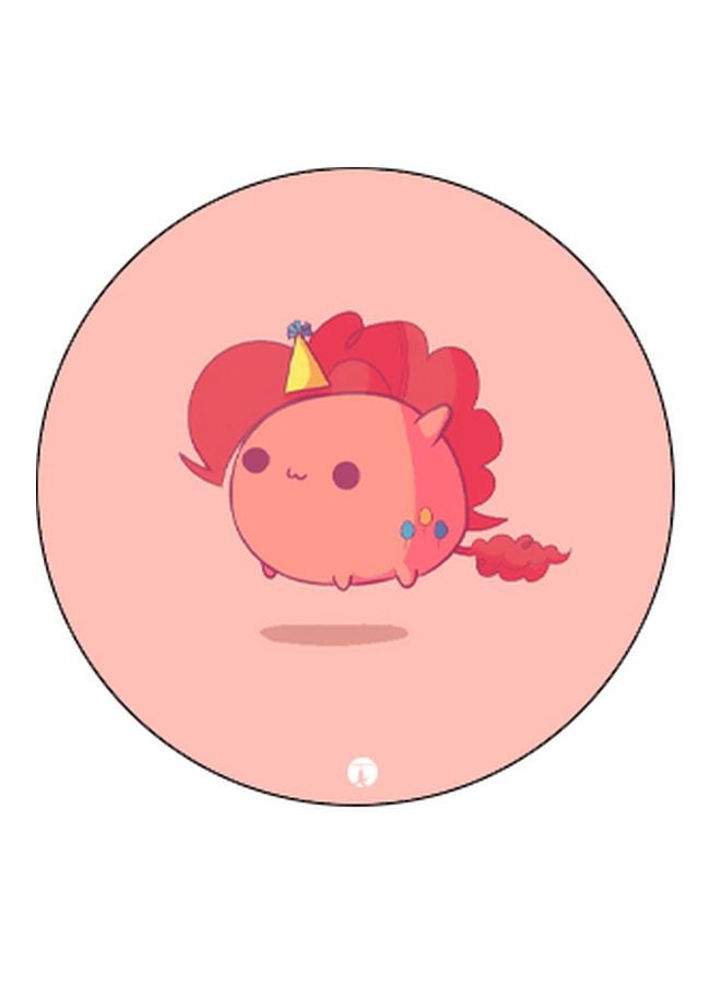 BP Cartoon Printed Pop Socket Phone Holder Orange - Image 2