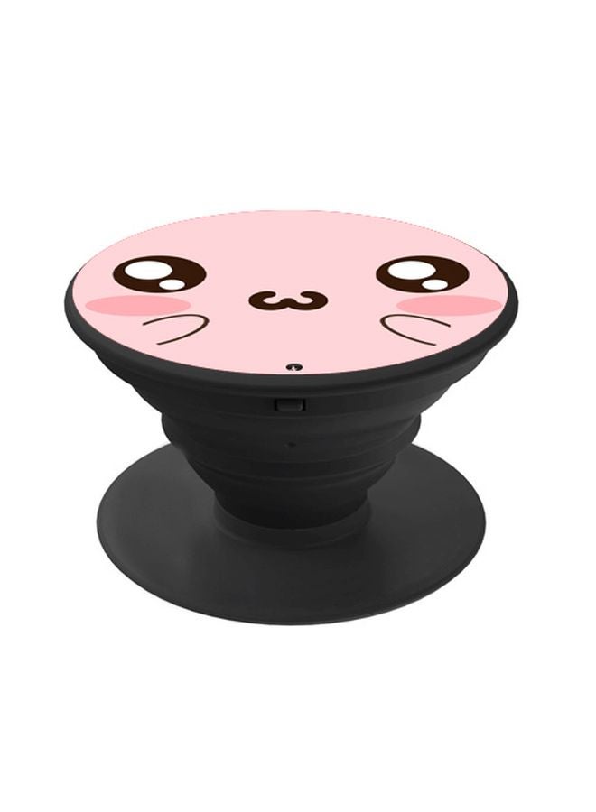 BP Printed Pop Socket Phone Holder Pink/Black/White - Image 1