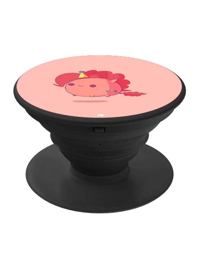 BP Cartoon Printed Pop Socket Phone Holder Orange - Image 1