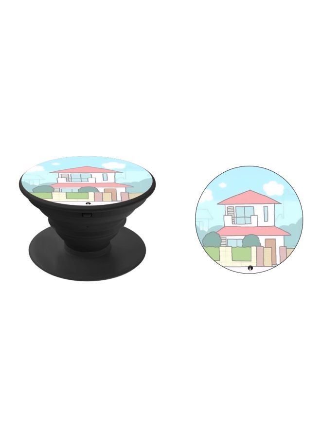 BP House Printed Pop Socket Phone Holder Blue/White/Red - Image 2