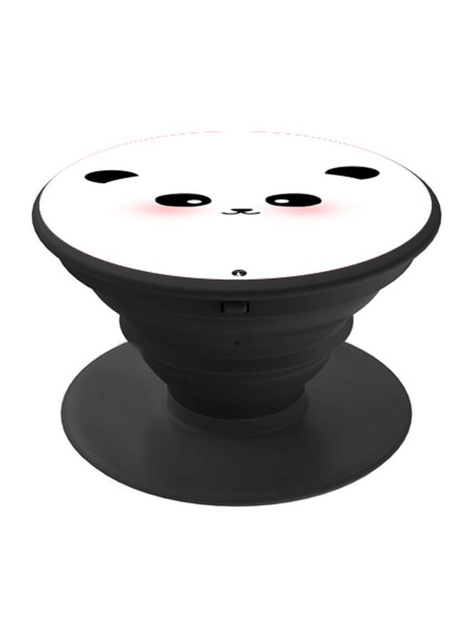 BP Cartoon Printed Pop Socket Phone Holder White/Black - Image 1