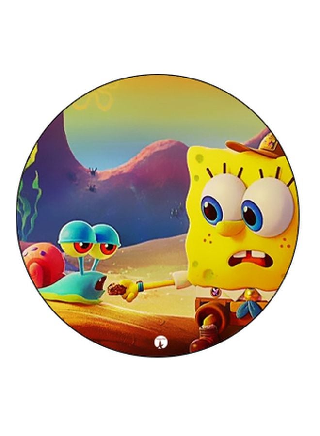 BP Cartoon Printed Pop Socket Phone Holder Blue/Red/Yellow - Image 2