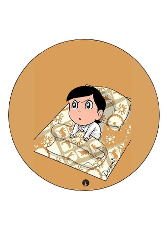 BP Cartoon Printed Pop Socket Phone Holder Beige/Brown/Black - Image 2