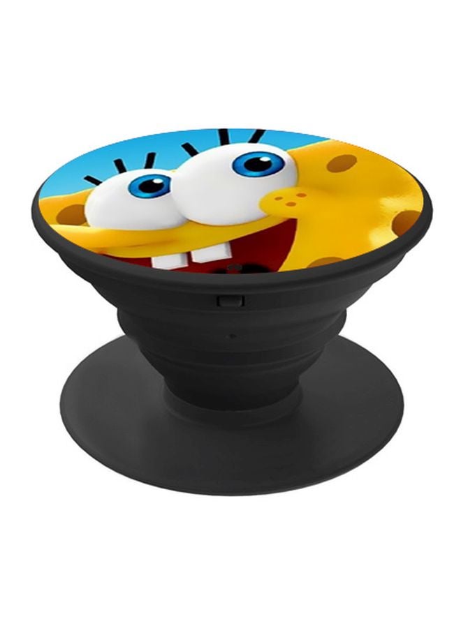 BP Cartoon Printed Pop Socket Phone Holder Yellow/Red/Black - Image 1
