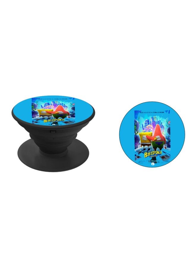 BP SpongeBob Printed Pop Socket Phone Holder Blue/Yellow/Red - Image 2