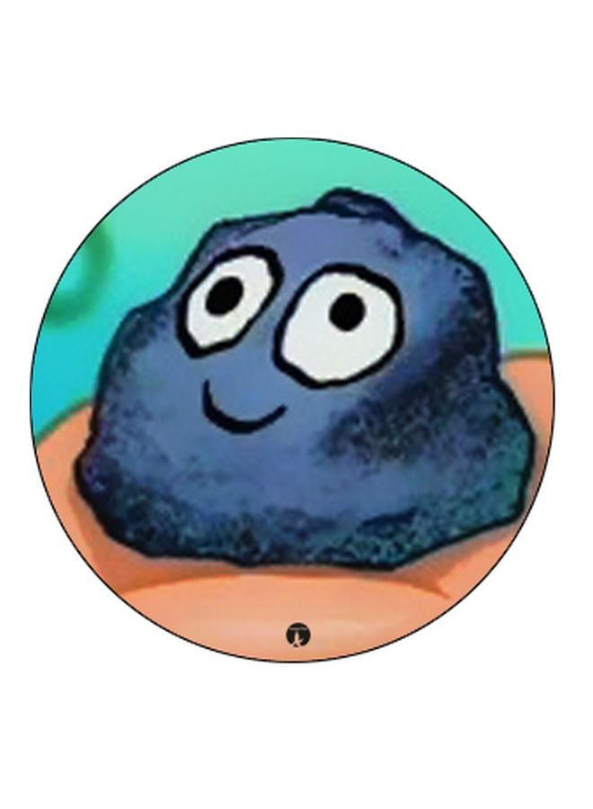 بي بي حامل هاتف على شكل مقبض أصابع منبثق بطبعة رسومات كرتونية أزرق/أبيض/أخضر - Image 2