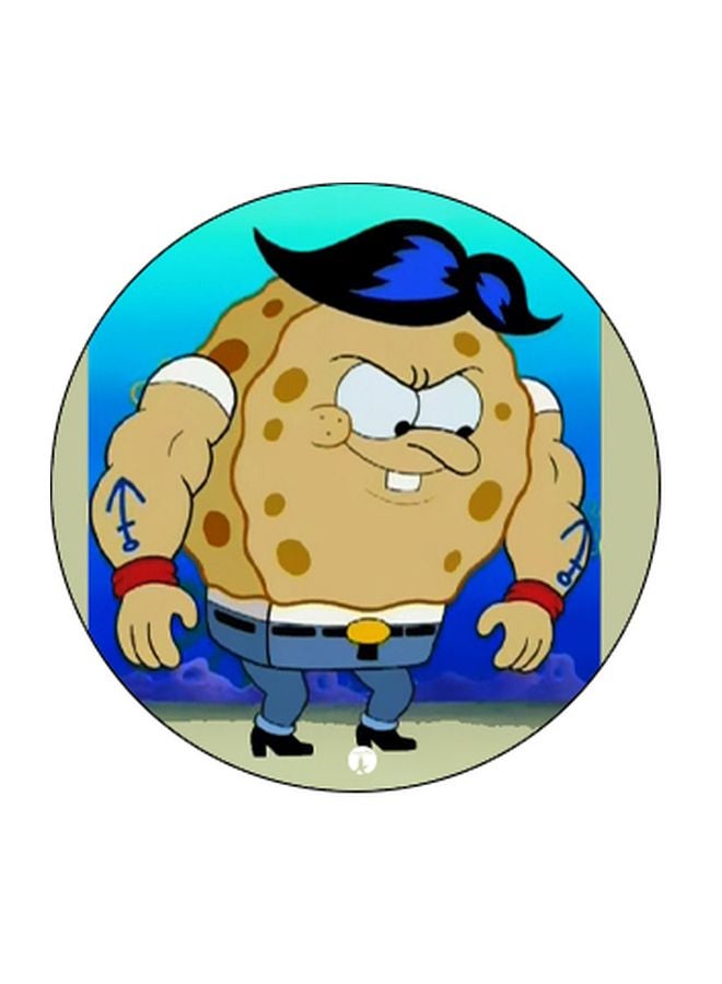 BP Cartoon Printed Pop Socket Phone Holder Beige/Blue/Black - Image 2