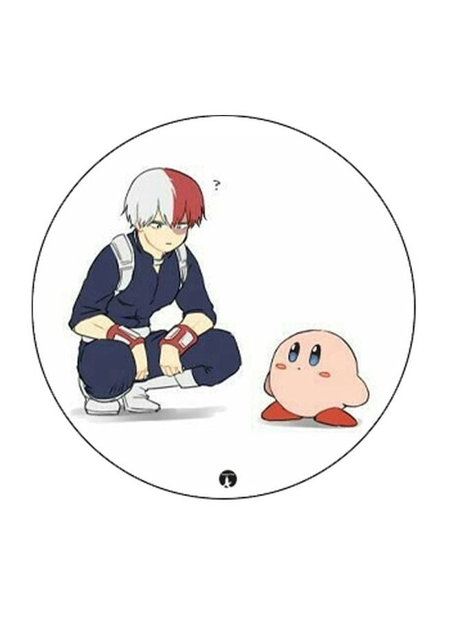 BP Cartoon Printed Pop Socket Phone Holder White/Blue/Red - Image 2