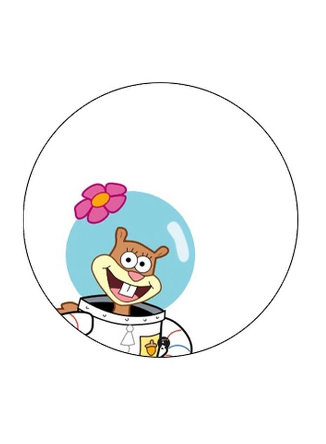 BP Cartoon Printed Pop Socket Phone Holder White/Blue/Black - Image 2