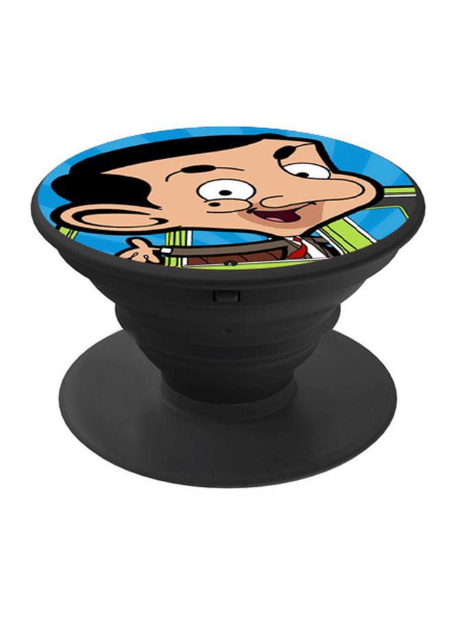 BP Mr Bean Printed Pop Socket Phone Holder Beige/Green/Black - Image 1