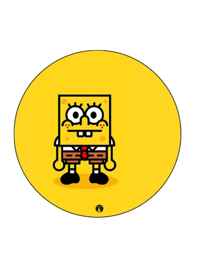 BP Cartoon Printed Pop Socket Phone Holder Yellow/White/Black - Image 2