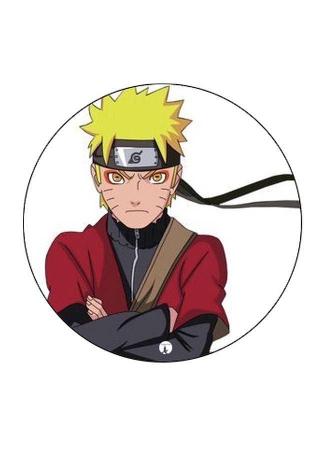 بي بي حامل هاتف على شكل مقبض أصابع منبثق بطبعة رسومات كرتونية أبيض/أحمر/أسود - Image 2