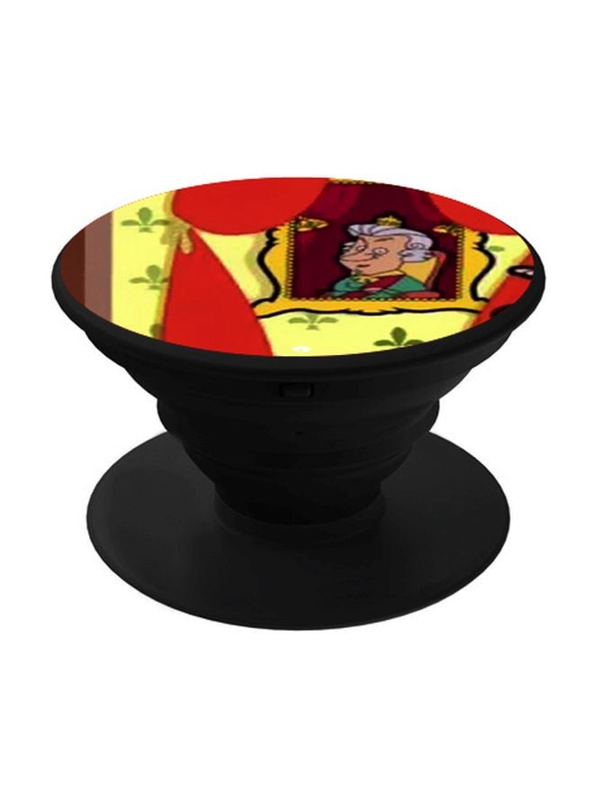 BP Cartoon Character Printed Pop Socket Phone Holder Red/Yellow/Black - Image 1