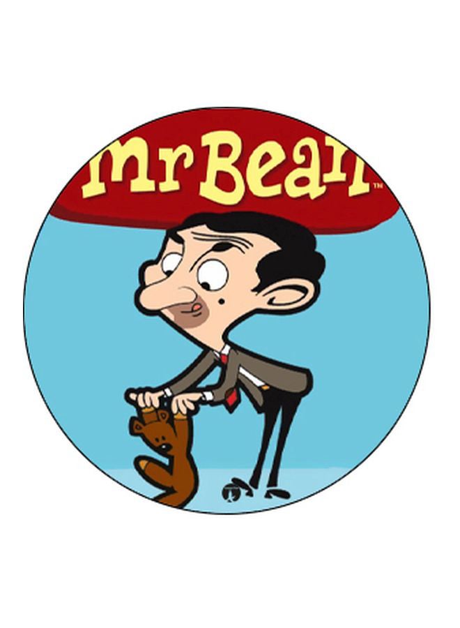 BP Mr Bean Printed Pop Socket Phone Holder Blue/Red/Black - Image 2