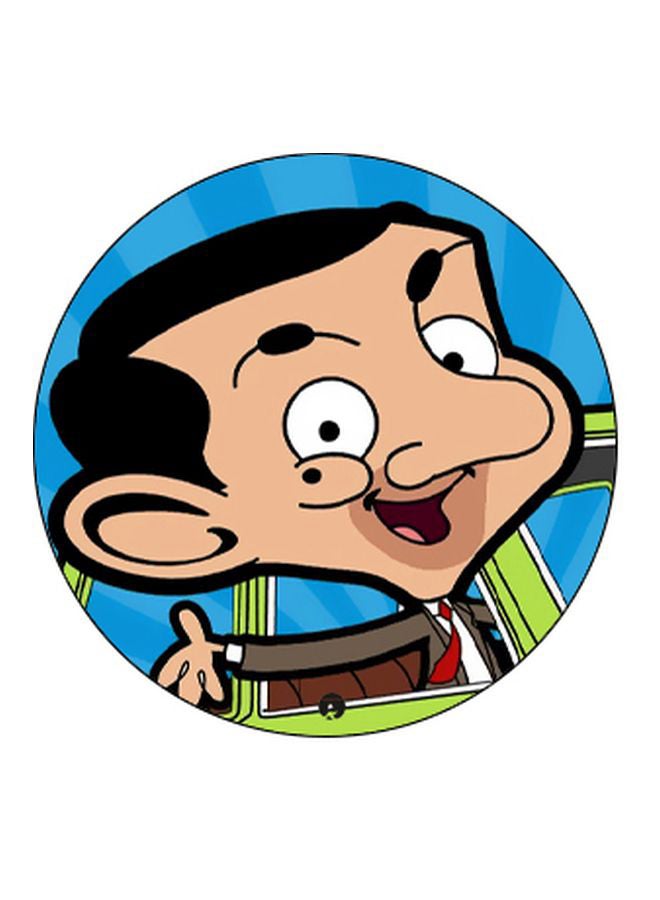 BP Mr Bean Printed Pop Socket Phone Holder Beige/Green/Black - Image 2