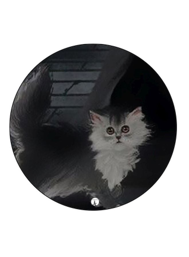 BP Cat Printed Pop Socket Phone Holder Black/White/Grey - Image 2