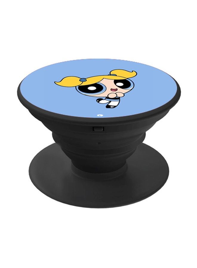 BP The Powerpuff Girls Printed Pop Socket Phone Holder Blue/Yellow/Black - Image 1