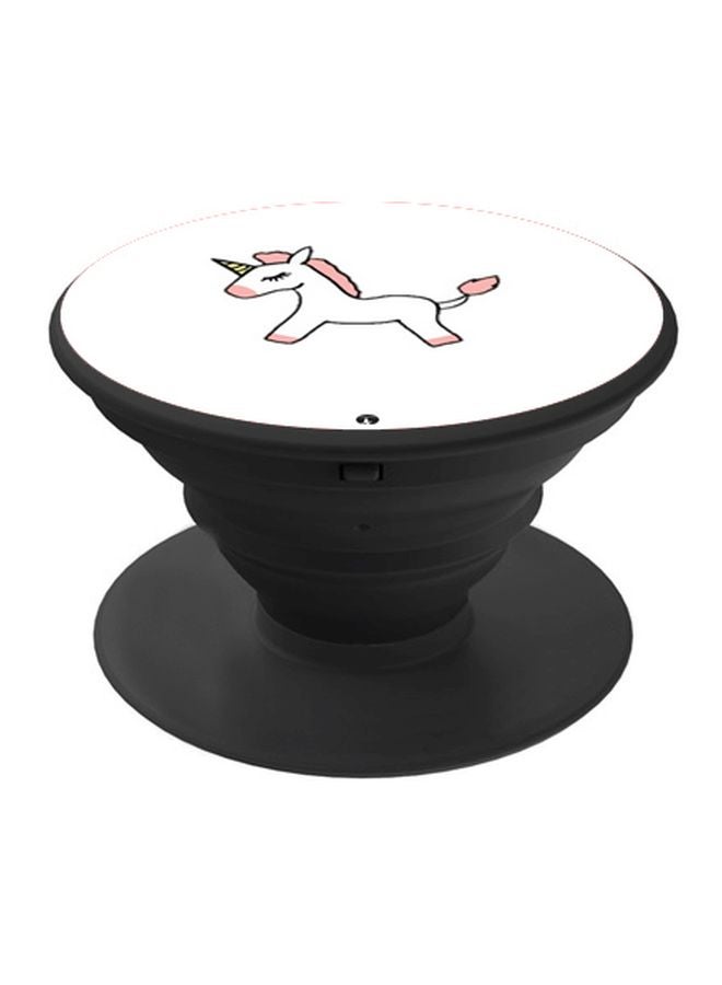 BP Unicorn Printed Pop Socket Phone Holder White/Pink - Image 1