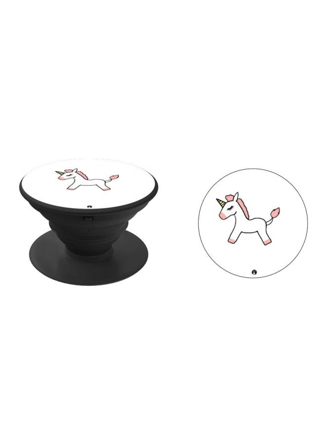 BP Unicorn Printed Pop Socket Phone Holder White/Pink - Image 2