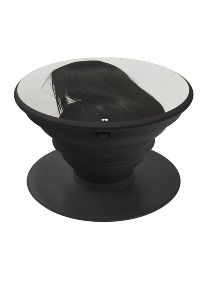 BP Girl Printed Pop Socket Phone Holder Black/Grey - Image 1