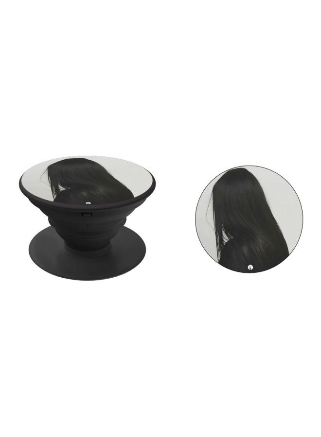 BP Girl Printed Pop Socket Phone Holder Black/Grey - Image 2