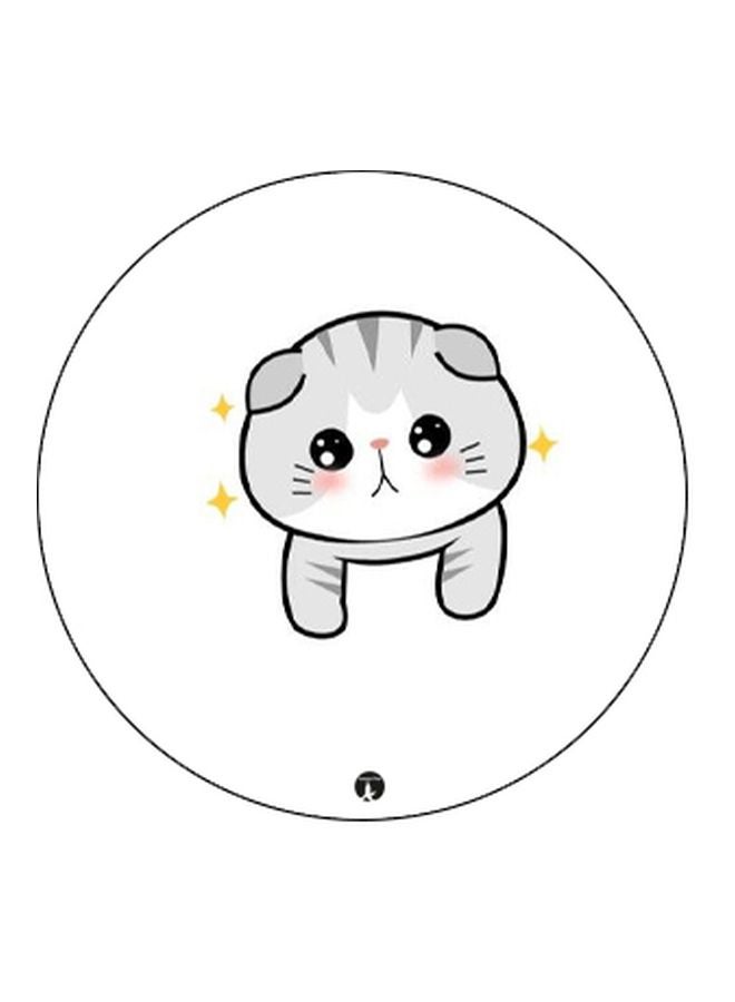 BP Cartoon Printed Pop Socket Phone Holder Black/White/Grey - Image 2