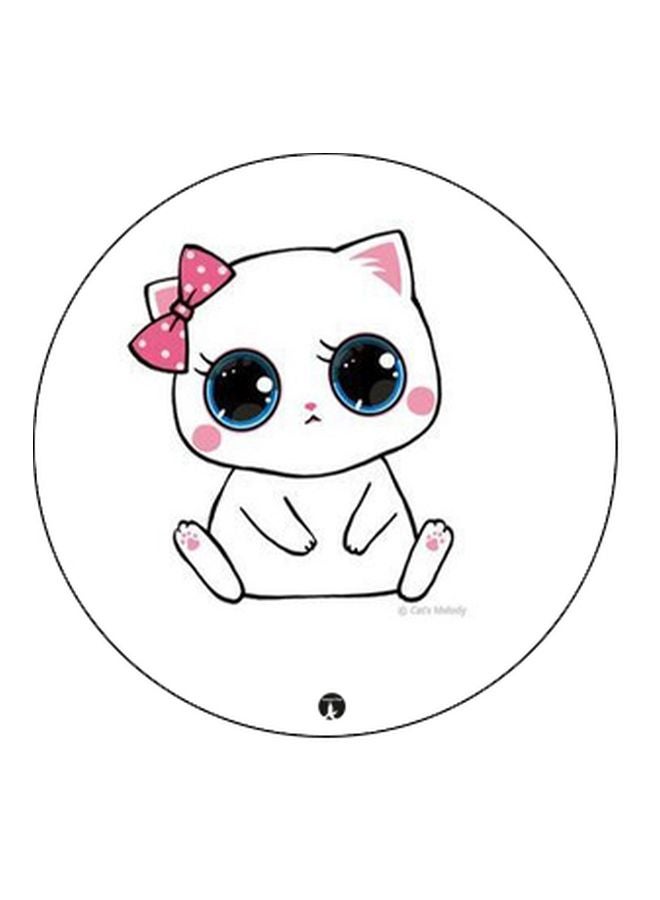 BP Puppy Cartoon Printed Pop Socket Phone Holder Black/White/Pink - Image 2