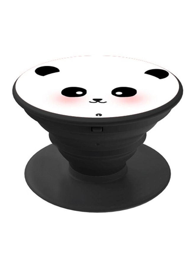 BP Panda Printed Pop Socket Phone Holder Black/White/Pink - Image 1