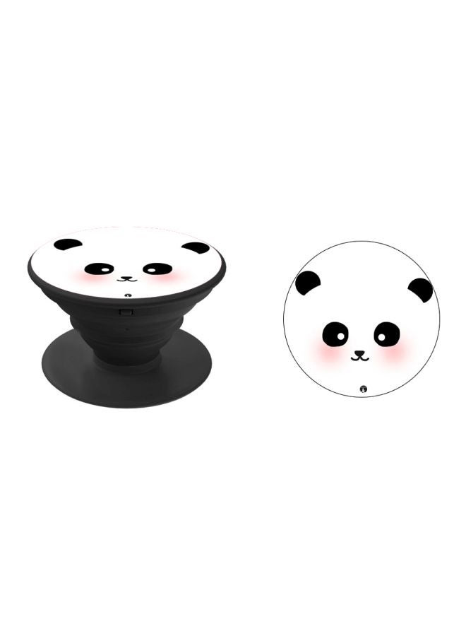 BP Panda Printed Pop Socket Phone Holder Black/White/Pink - Image 2