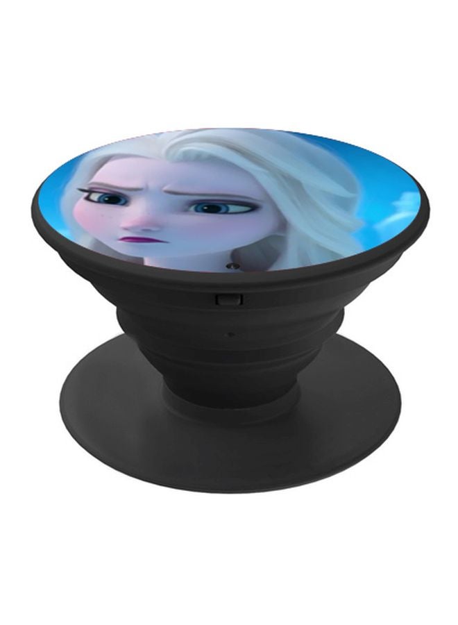 بي بي حامل هاتف بوب سوكيت بطبعة فتاة كرتونية أسود/ وردي/ بيج - Image 1