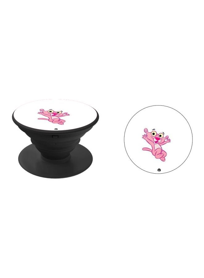 BP Pink Panther Printed Pop Socket Phone Holder Black/White/Pink - Image 2