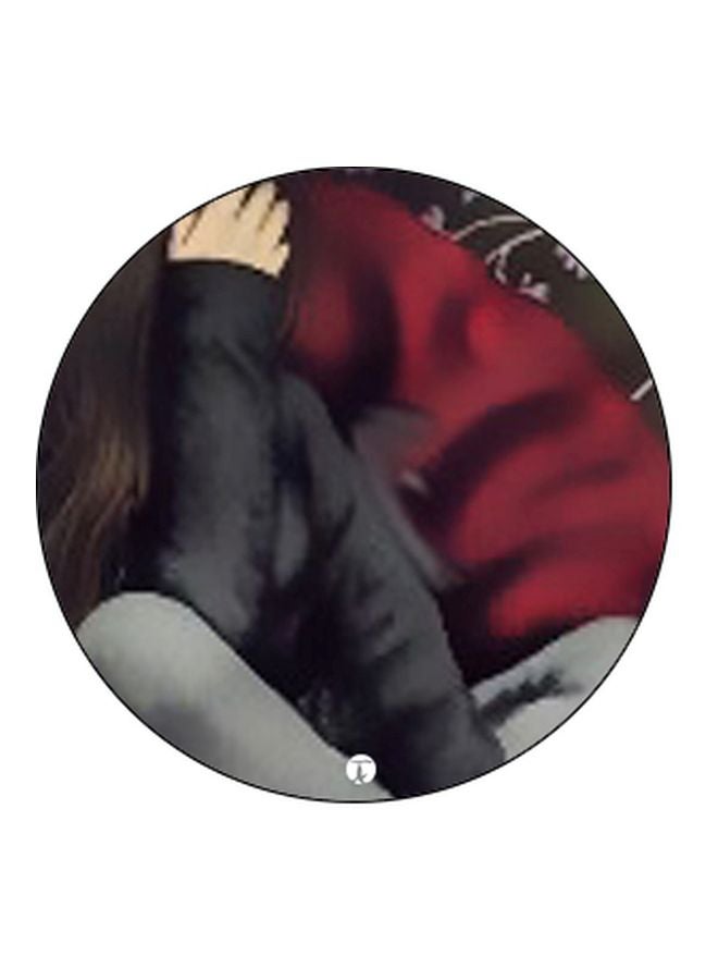 BP Girl Printed Pop Socket Phone Holder Black/Red/Beige - Image 2