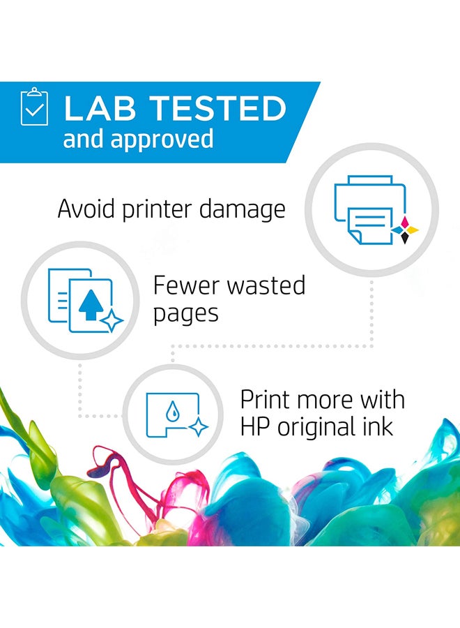 HP 63 Tri-Colour Original Ink Cartridge Multicolour - Image 3
